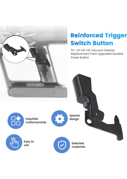 Dyson V11 V10 V15 Elektrikli Süpürge Parçaları Için Güçlendirilmiş Tetik Anahtarı (Yurt Dışından) indirimleri
