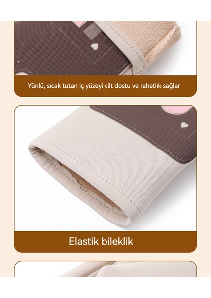 Yeni, Isıtmalı, Yünlü, Kalınlaştırılmış, Öğrenci Bisikletçiler Için Rüzgar Geçirmez, Soğuğa Karşı Koruyan Bisiklet Eldiveneri (Yurt Dışından) fiyatları