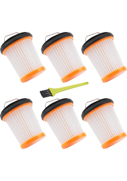 Shark WV201 WV200 WV205 WV220 Wandvac Için Fırçalı 6'lı Paket Filtre (Yurt Dışından) modelleri