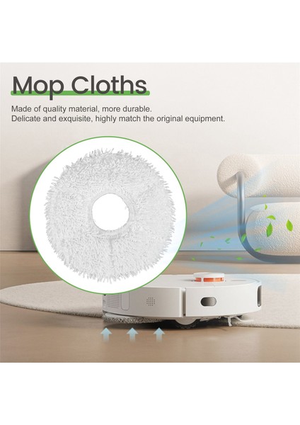 Yeedi Paspas Istasyonu Otomatik Temizleme Robotu Için 12 Adet Paspas Bezi (Yurt Dışından) fırsatları