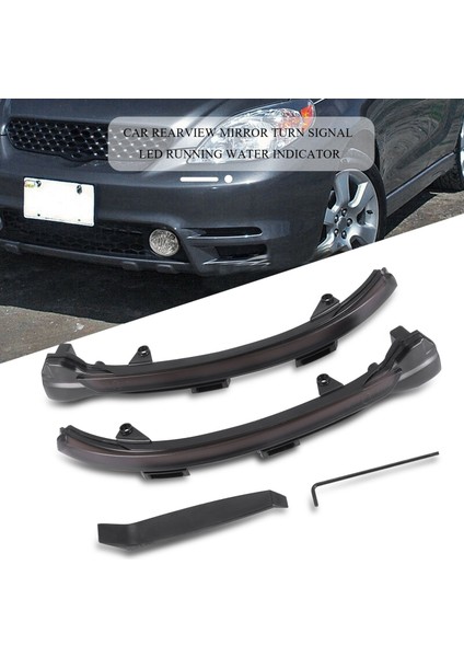 Dinamik Turn Sinyal LED Dikiz Aynası Göstergesi Golf Mk7 7.5 7 R Gtd (Yurt Dışından) fiyatları