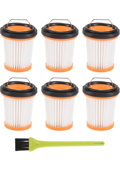 Shark Ion W1 Için 6 Adet Vakum Filtresi Shark Wandvac WV200 WV201 (Yurt Dışından)