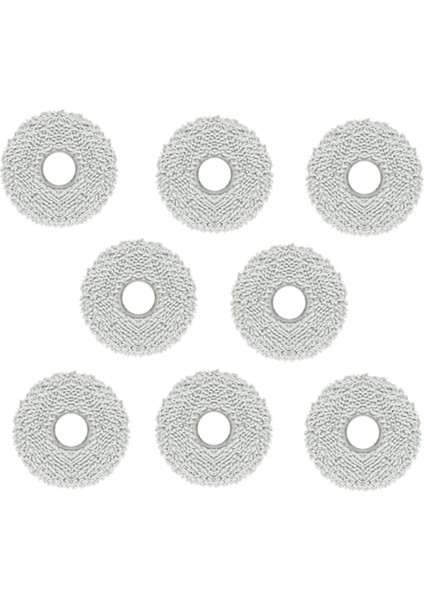 Ecovacs Debot / T20 Pro / X1 Omnı Elektrikli Süpürge Paspas Bezi Için 8 Adet (Yurt Dışından)