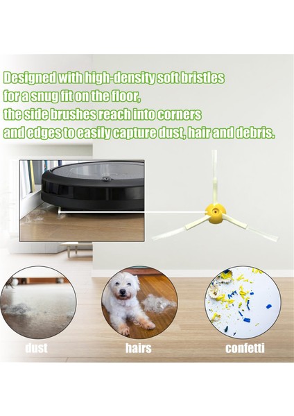 Irobot Roomba 500, 600, 700 Serisi Için Yan Fırça Değişimi (Yurt Dışından) indirimleri