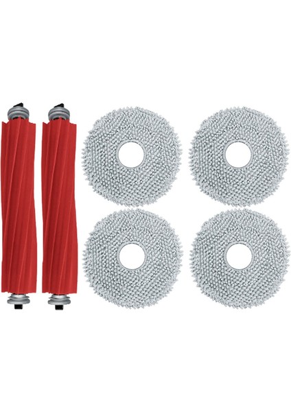 Roborock Süpürme Robotu Yedek Kauçuk Fırça Paspas Bezi Seti (Yurt Dışından)