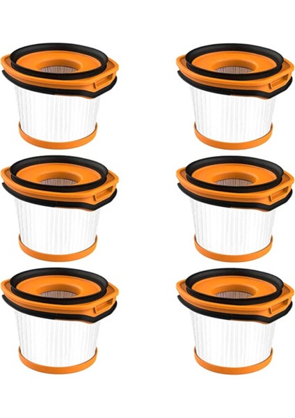 Shark Wandvac Sistemi WV360 WS620 WS630 WS632 Çubuk Için 6 Adet Filtre (Yurt Dışından)