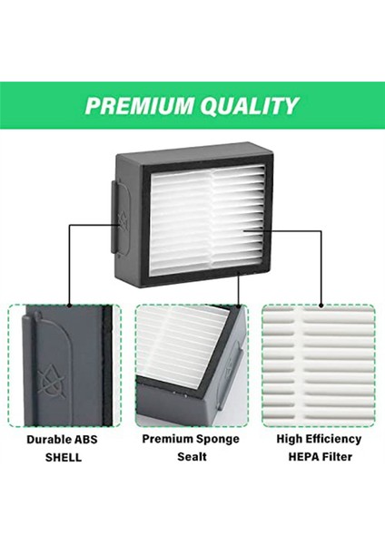 Irobot Roomba I7 I7+ I3 I3+ E5 E6 E7 Elektrikli Süpürge Için Hepa Filtresi (Yurt Dışından) modelleri