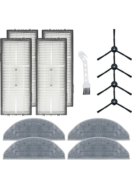 Roborock Robot Süpürge Hepa Filtreleri Paspas Bezi Ped Yan Fırça (Yurt Dışından) fiyatları