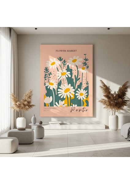Çiçek Pazarı Modern Sanat Tablosu fırsatları