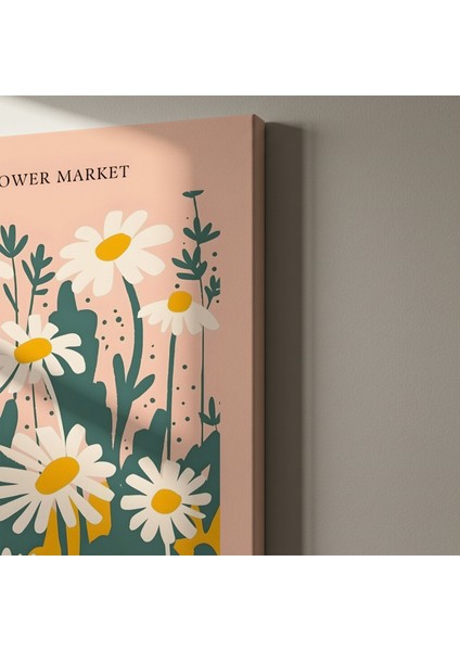 Çiçek Pazarı Modern Sanat Tablosu indirimleri