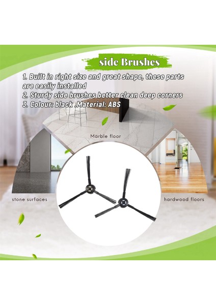 Ilife V8 V8S X750 A7 X800 X785 V80 Robotik Parçaları Için 10 Adet Yan Fırça (Yurt Dışından) fırsatları