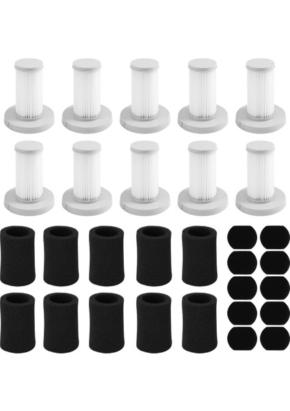 Deerma Için 10 Set Elektrikli Süpürge Hepa Filtre Sünger Filtre Kiti (Yurt Dışından) fiyatları