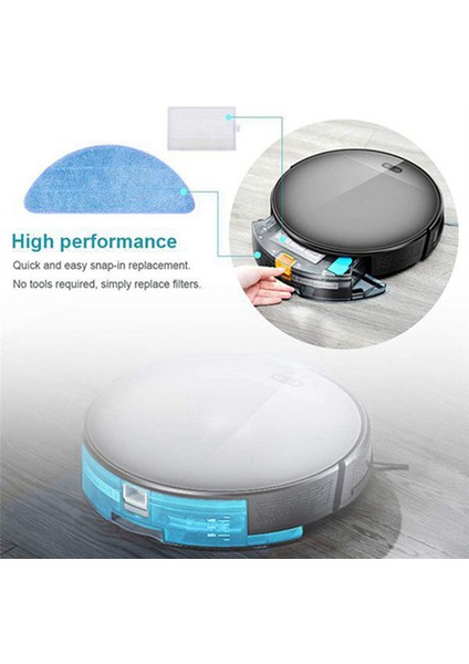 Coredy FL022 / Proscenic 800T Robot Süpürge Aksesuarı Için 10 Adet Paspas (Yurt Dışından)