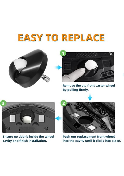 Irobot Roomba Süpürge 800, 900, E6, I7 Serisi Için Yedek Lastikler (Yurt Dışından) modelleri