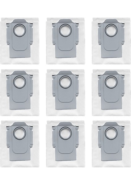 Xiaomi Roborock P10 / Q Revo Robot Çöp Torbası Için 9 Adet (Yurt Dışından)