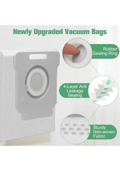 30PCS Irobot Roomba Combo J7+ Vakum Süpürge Kauçuk Fırça Hepa Filtre Yan Fırça Mop Bez Toz Torbası (Yurt Dışından) fiyatları