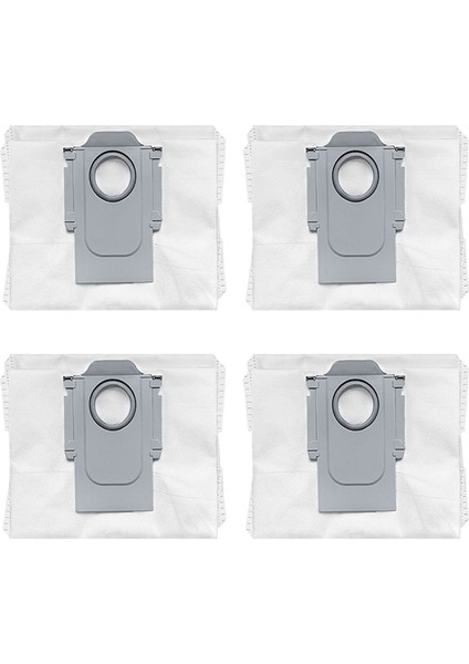 Roborock S8 S8 + S8 Pro G20 Için 4 Adet Süpürge Yedek Toz Torbası (Yurt Dışından)