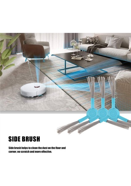 Cecotec Conga Robotik Süpürge Aksesuarları Fırçaları, 6 Adet (Yurt Dışından) modelleri