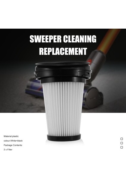 Grundig VCH9629 VCH9630 Robot Süpürge Parça Süpürgesi Için 2 Adet Filtre (Yurt Dışından) indirimleri