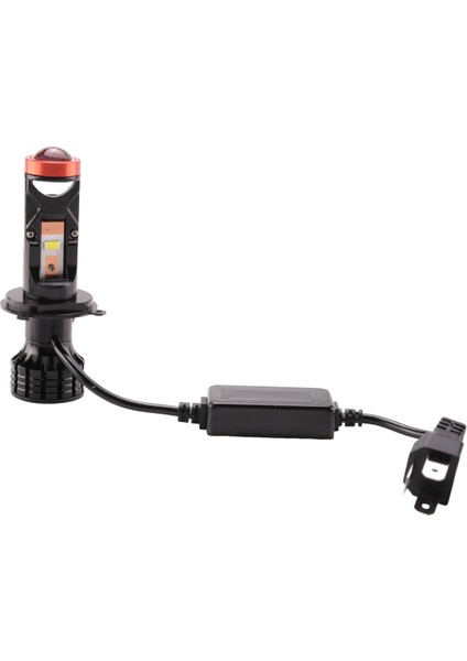 H4 LED Mini Projektör 3D Lens 90W 25000LM Motosiklet Far Otomobil Ampul Dönüşüm Kiti Hi/lo Işın (Yurt Dışından) indirimleri