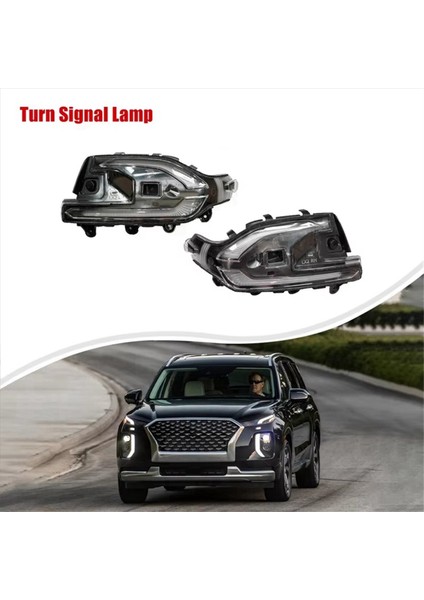 87614S8000 Araba Dış Kapı Aynası Lambası Tersine Dönen Ayna Yan Lambası Hyundai Palisade 2020-2021 Sol (Yurt Dışından) modelleri