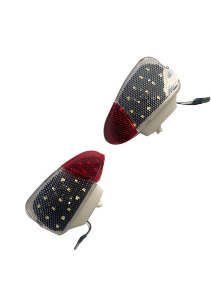 F65Z13B724AA ​​ford F150 1997-2003 F250 1997-1999 Araba Ön Kapı Paneli Iç LED Işık Lambası Gövde Reflikörleri Trim (Yurt Dışından) indirimleri