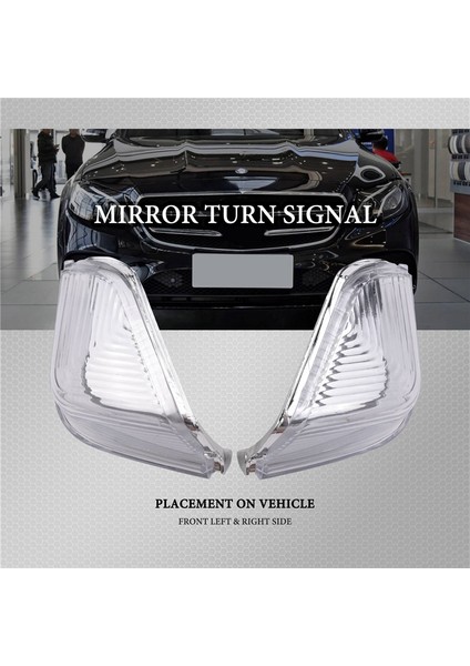 Kanat Ayna Kapısı Göstergesi Lens Çifti Mercedes Sprinter Için Sol ve Sağ 2006-2017 (Yurt Dışından) modelleri