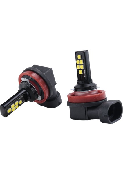 2pcs Araba Vurgulama Sis Farkı H8/H11 3030 12SMD Soğuk Beyaz Kod Çözme Flaş LED Boz Anti Lamba (Yurt Dışından) fiyatları