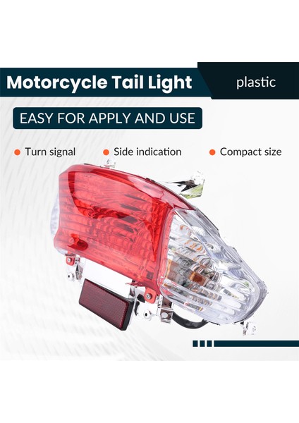 Gy6 Scooter Için Motosiklet Kuyruk Işığı 50CC Arka Kuyruk Işığı LED Turn Sinyal Gösterge Lambası Çin Taotao Sunny (Yurt Dışından) fırsatları