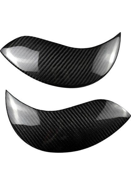 Araba Ön Far Kaş Kafası Işık Göz Kapağı Kaş Karbon Fiber Trim Bmw Mini R55 R56 R57 R60 (Yurt Dışından) modelleri