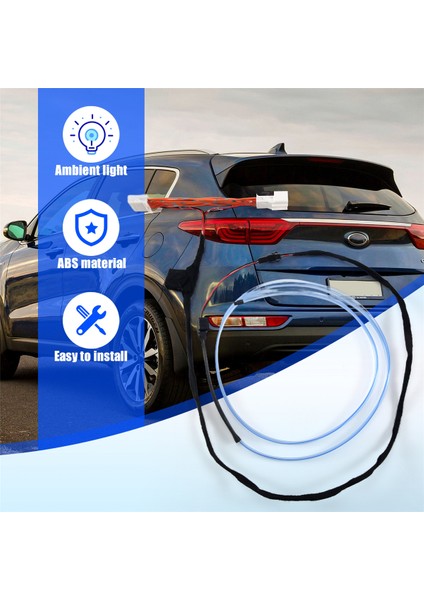 Araba Iç LED Gösterge Tablosu Çerçeve Işık Gösterge Paneli Trim Atmosfer Hyundai Tucson Için Işık 2015 2016 2017 2018 (Yurt Dışından) indirimleri