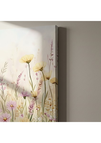 Suluboya Çiçek Tarlası Tablosu indirimleri