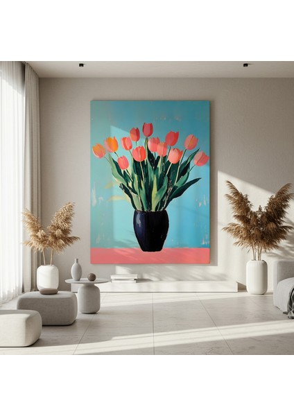 Modern Tarz Lale Buket Tablosu fırsatları