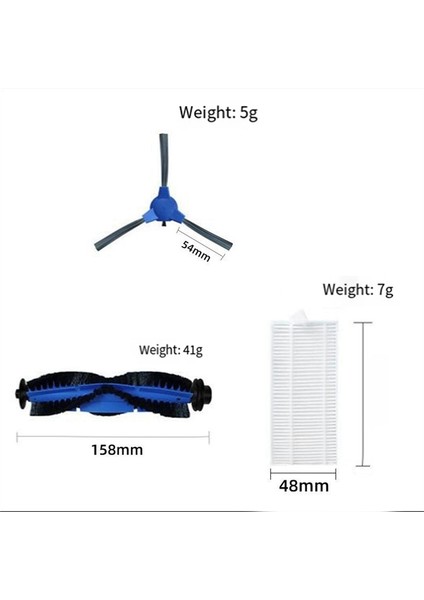 Cecotec Conga 2290 Serisi Yedek Parça Aksesuarları Vakum Süpürge Yedek Kit Sarf Meydanları Ana Yan Fırça Filtresi (Yurt Dışından) fiyatları