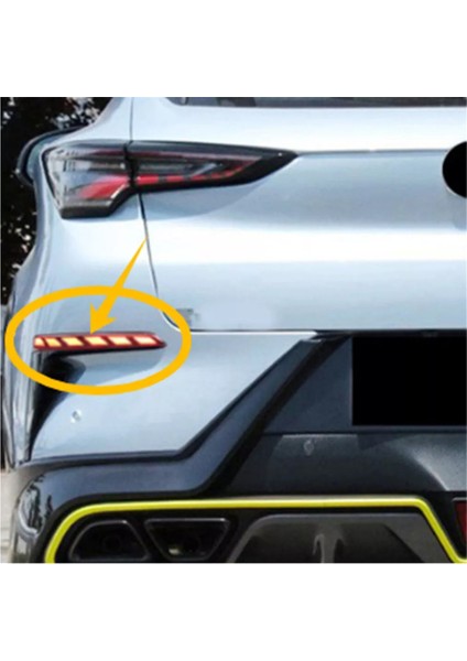 1 Set Araba LED Arka Tampon Reflektör Işıkları Changan Uni-T 2020-2024 Dönüş Sinyal Freni Tail Işıkları Otomatik Aksesuar B (Yurt Dışından) indirimleri