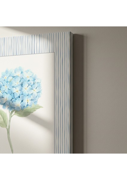 Mavi Ortanca Çiçeği Suluboya Tablosu indirimleri