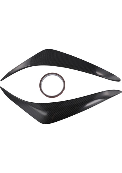 Araba Ön Far Kaş Kafası Işık Göz Kapağı Kaş Karbon Fiber Trim Toyota Prado 2700 4000 2014-2017 (Yurt Dışından)