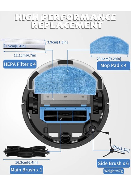 Tikom G8000, G8000 Pro, Honiture G20, G20 Pro, Laresar Evol 3, Tikom Için Yedek Parçalar Için Uyumlu Aksesuar Kiti (Yurt Dışından) indirimleri