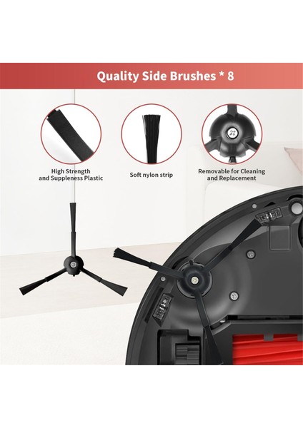 Roborock S8/s8+/s8 Pro Ultra Robot Vakum Temizleyici Aksesuarları Kit Temizleme Aracı Için Yedek Parça Aksesuarları Kiti (Yurt Dışından) fırsatları