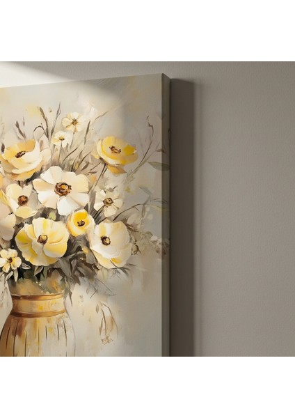 Sarı Çiçekler Yağlıboya Tablosu indirimleri