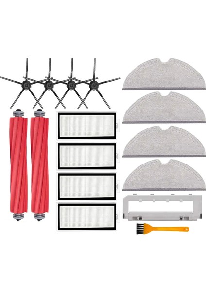 Xiaomi Için Değiştirme Hepa Filtresi Roborock Q7 Max / Max+ Robot Vakum Temizleyici Mop Rag Fırça Kapak Yedek Parçaları, A (Yurt Dışından)