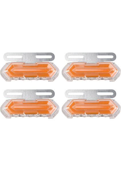 4pcs 24V LED Araba Yan Işaretli Işıklar Dönüş Sinyal Işıkları Kamyon Yan Işıkları Römork Kamyonları Için Uygun (Yurt Dışından)