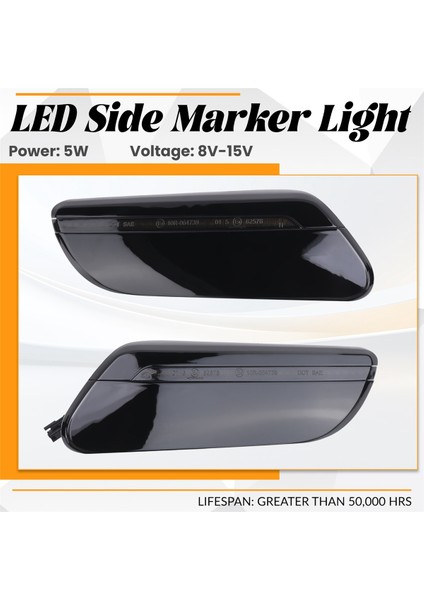 Araba Dinamik Füme Lens LED Yan Işaretçi Mini Cooper F55 F56 F57 2014- Turn Sinyal Lambası 63137298347,63137298348 (Yurt Dışından) fırsatları