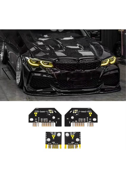 Bmw 3 Serisi Için Limon Sarı Drl Csl Stili Csl Sarı G20 G21 2019-2022 Gündüz Koşu Işıkları Modülü 63118496134 (Yurt Dışından) fırsatları