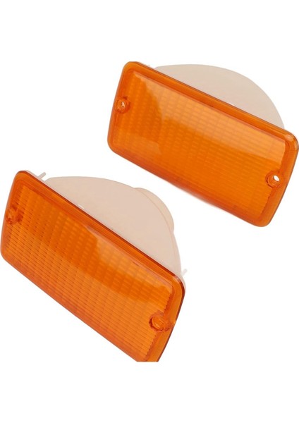 Araba Ön Dönüş Sinyali Işık Kapağı 55157033AA 55157032AA Jeep Wrangler Tj 1997-2006 Ön Tampon Işık Kapağı Siyah (Yurt Dışından)