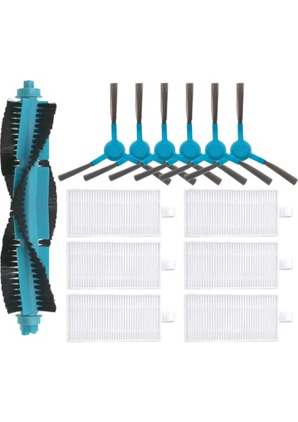 Conga 2090 Silindir Fırçası Hepa Filtre Robot Vakum Süpürge Aksesuarları (Yurt Dışından)