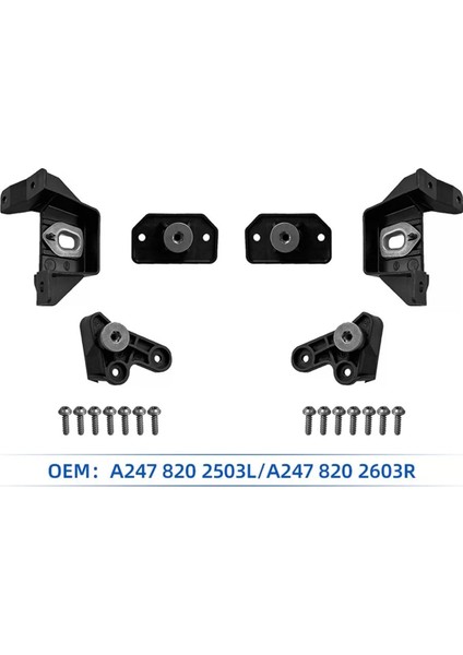 Mercedes-Benz Gla Sınıfı X247 2020-2023 Far Tutucu Mount A2478202503 L Için Araba Ön Far Braketi Onarım Kitleri (Yurt Dışından) fiyatları