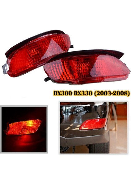 Araba Arka Tampon Sis Sistesi Park Uyarısı Işığı Reflektör Kuyruk Işıkları Lexus RX300 RX330 RX350 2003-2008 (Yurt Dışından) fiyatları