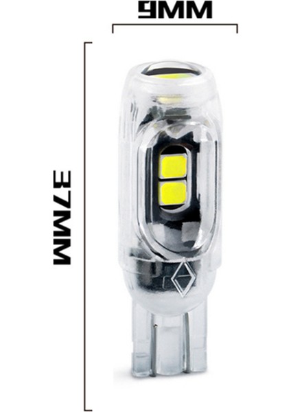 LED Direksiyon Ampul Loser Plakası Işığı T10 2835 3030 5smd LED Vurgu 5W5 Polar Decodating Flaş Genişlik Lambası (Yurt Dışından) indirimleri