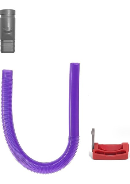 Dyson V6 Vakum Hortum Ek Tıklama Lint Çıkarma Hortumu+Tetik Kilit (Yurt Dışından)